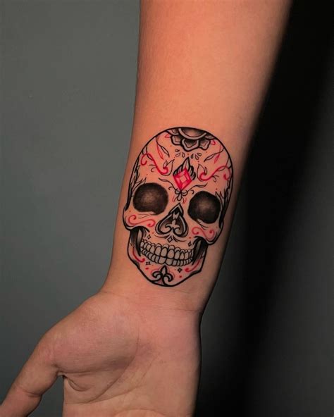 tattoo skeleton head